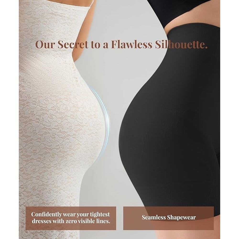 Tummy Control Shapewear for Women,Seamless High Waist Underwear, Faja Body Shape - Picture 3 of 5